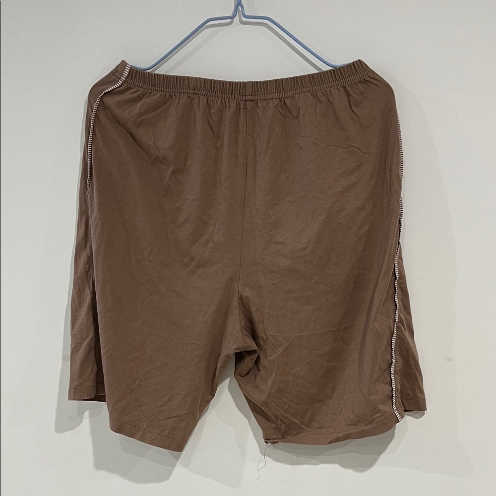 Brown Men’s Casual Drawstring Shorts